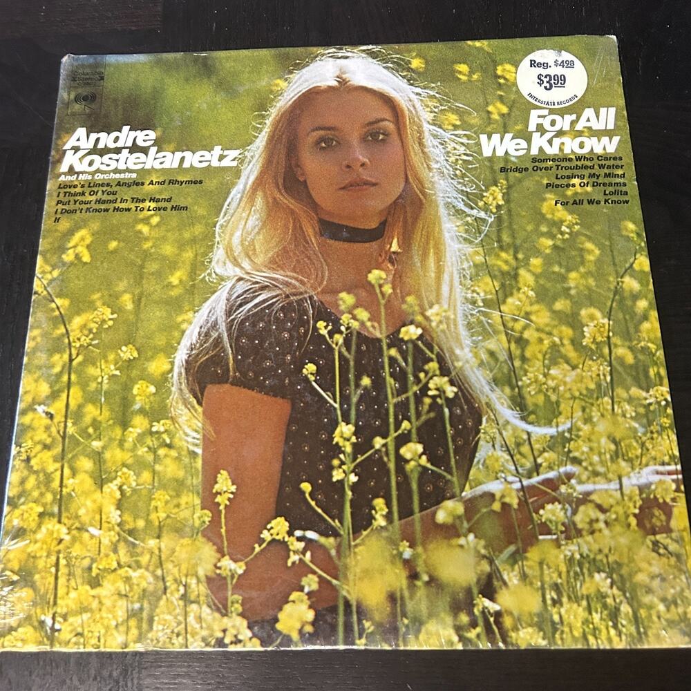 Andre Kostelanetz For All We Know Columbia C-30672 Stereo 1971